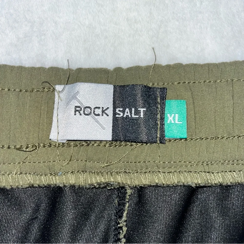 Rock Salt Pants Mens‎ XL Green Cargo Pocket Joggers Waterproof Skater Urban